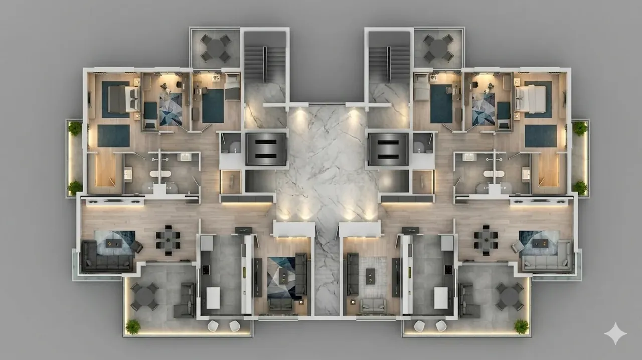 Mercan Smart House Kat Planı